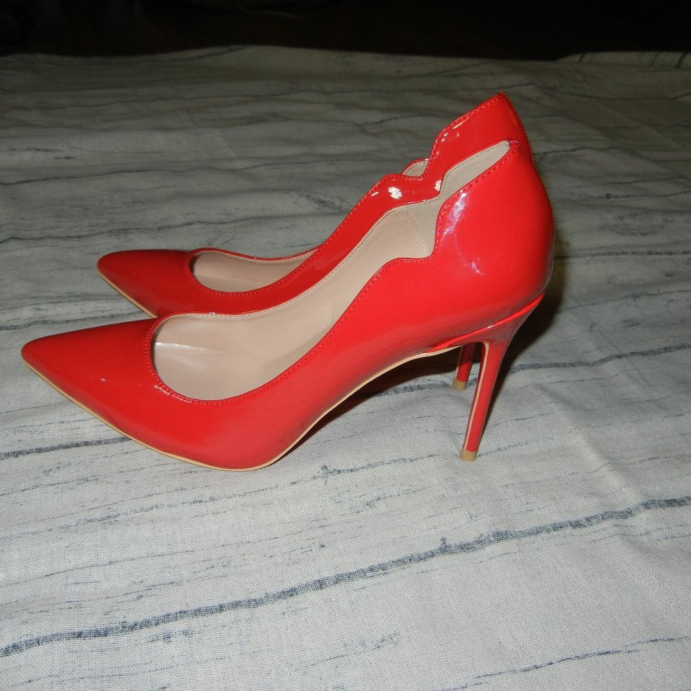 Red Patent Leather Women's Heels